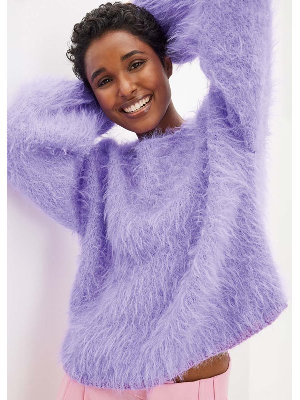 PULLOVER GLATT RECHTS Basta & Cool Merino Big von Lana Grossa