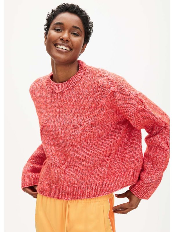 PULLOVER MIT VERSETZTEM ZOPFMUSTER Twinny von Lana Grossa