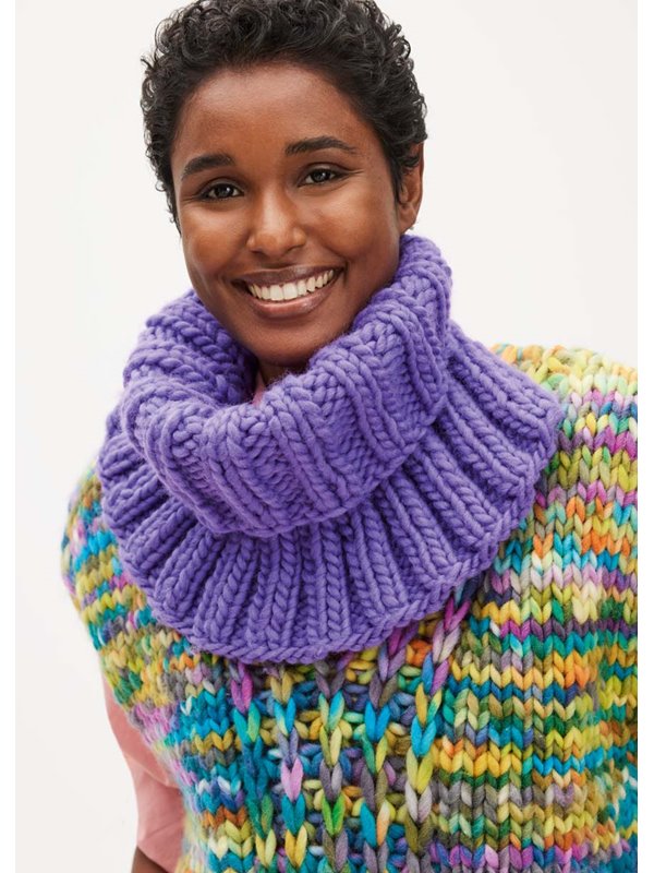 LOOP IN RIPPEN Confetti von Lana Grossa