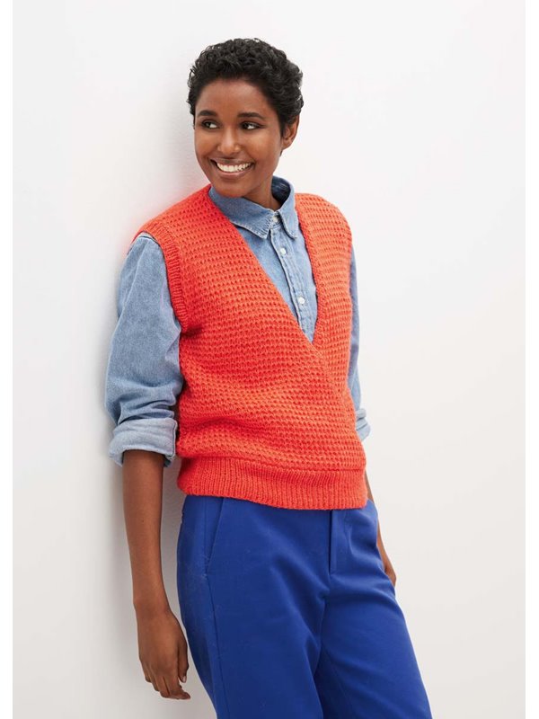 PULLUNDER IN WICKELOPTIK IM STRUKTURMUSTER Setosa von Lana Grossa