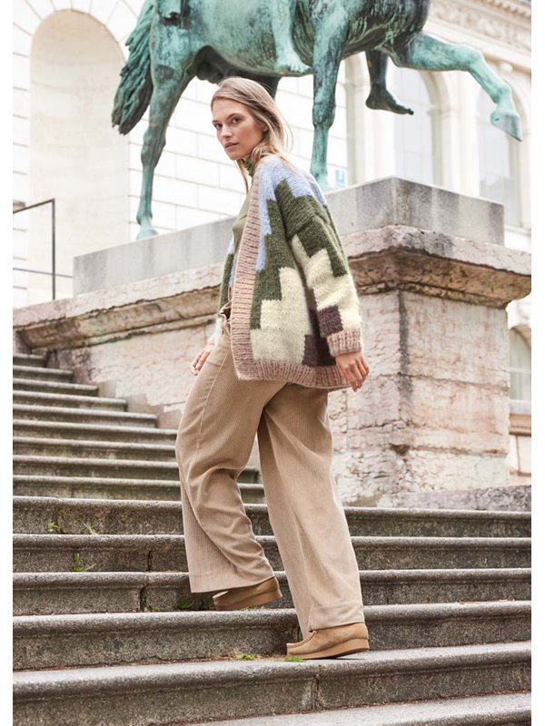 Lana Grossa CARDIGAN Mohair di Gio - Variante 2 (einfädig)