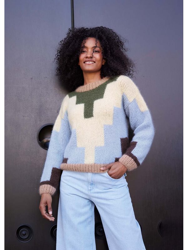 Lana Grossa PULLOVER Mohair di Gio - Variante 2