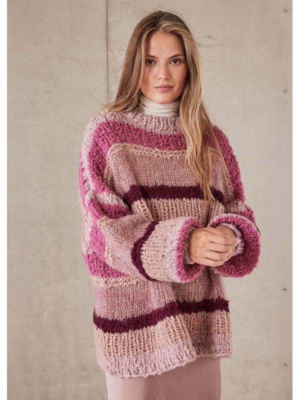 Lana Grossa OVERSIZEPULLOVER Caramella, Alpaca Air II, Orsetto & Silkhair