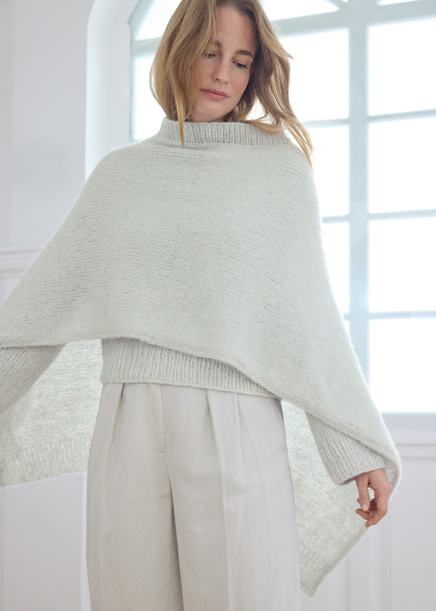 PONCHO Alpaca Air II von Lana Grossa