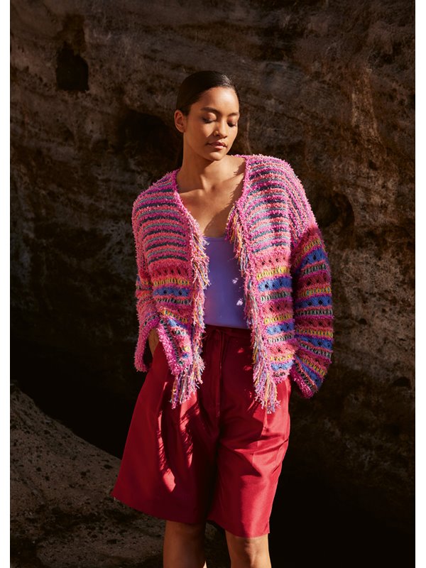 Lana Grossa JACKE Frizzante, Filo Lurex, Per Fortuna & Tessera