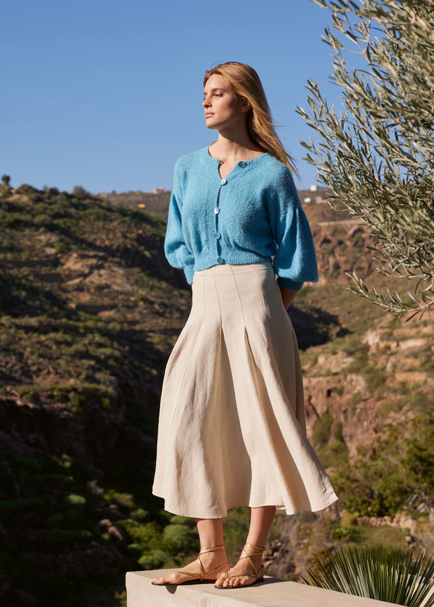 TOP-DOWN JACKE Setasuri Pearls von Lana Grossa