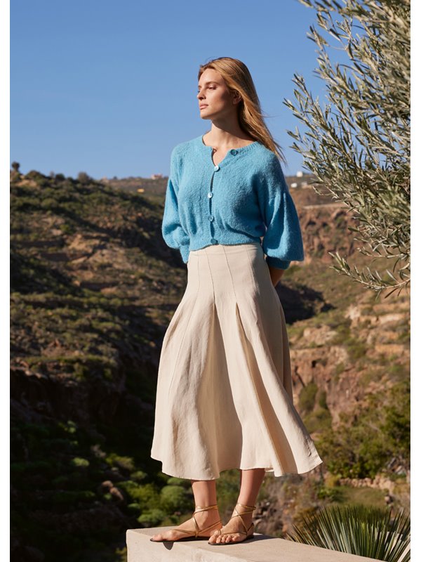 Lana Grossa TOP-DOWN JACKE Setasuri Pearls