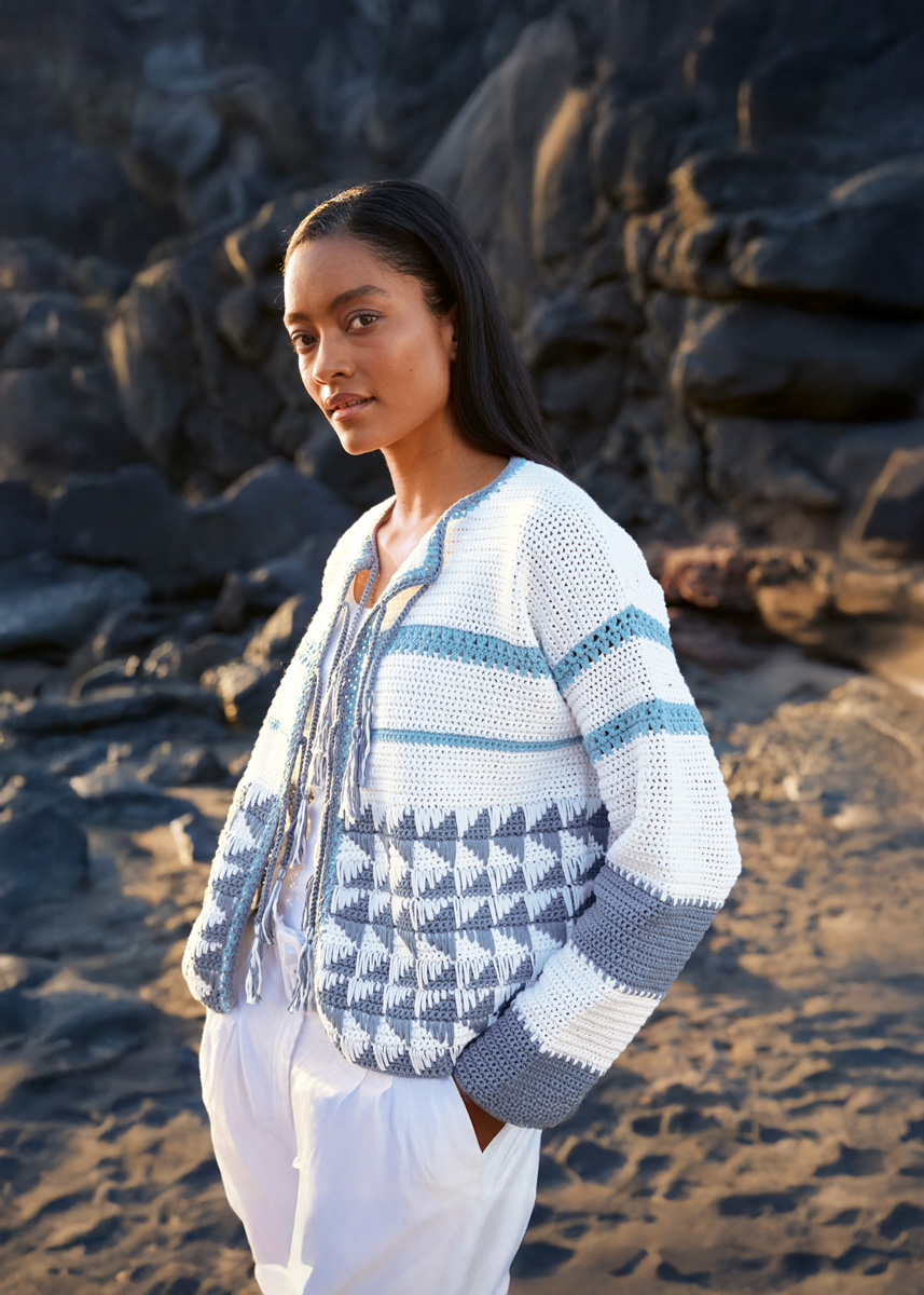 HÄKELJACKE Tessera von Lana Grossa