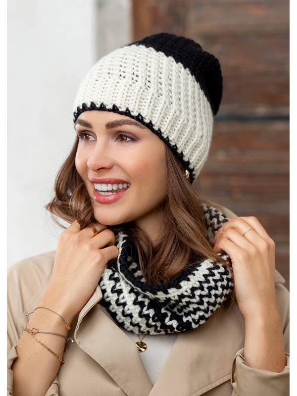 HÄKELMÜTZE Cool Merino Big von Lana Grossa