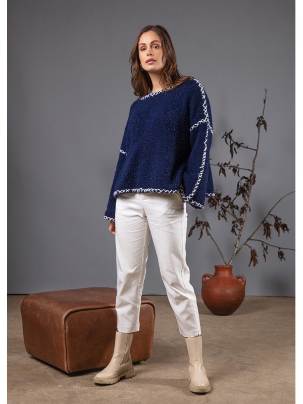 PULLOVER Ecopuno Chunky von Lana Grossa