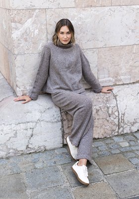 TOP DOWN PULLOVER Cashmere 16 Fine von Lana Grossa