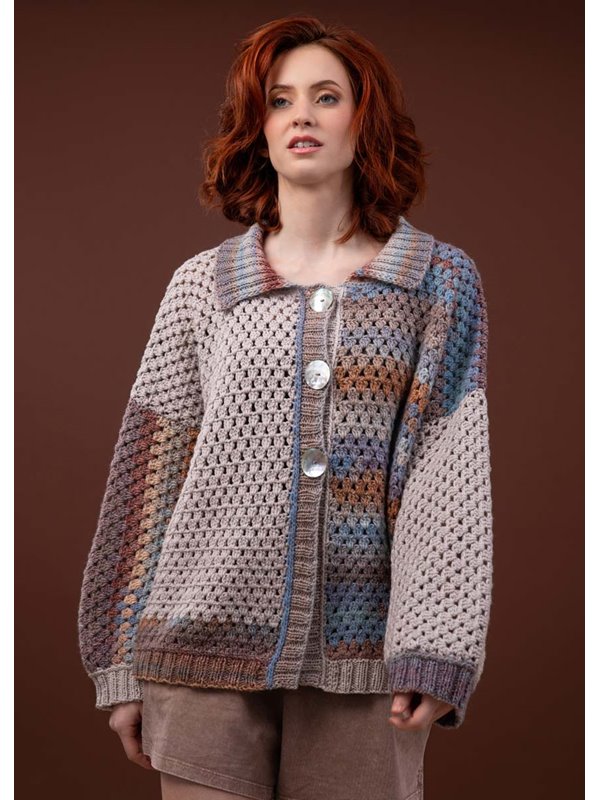 FILATI Studio HÄKELJACKE Cinque Multi & Merino Uno