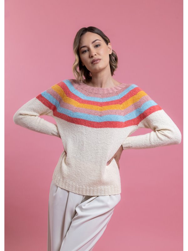 RUNDPASSEN-PULLOVER Ecopuno von Lana Grossa