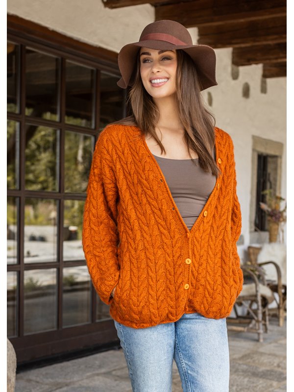 TOP DOWN CARDIGAN Brigitte No. 2 von Lana Grossa