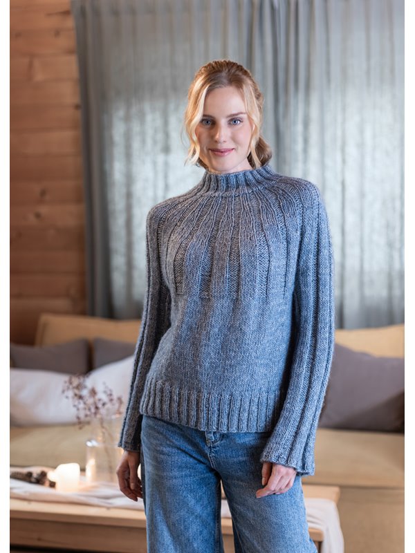 FILATI Studio RUNDPASSENPULLOVER Natural Alpaca Pelo