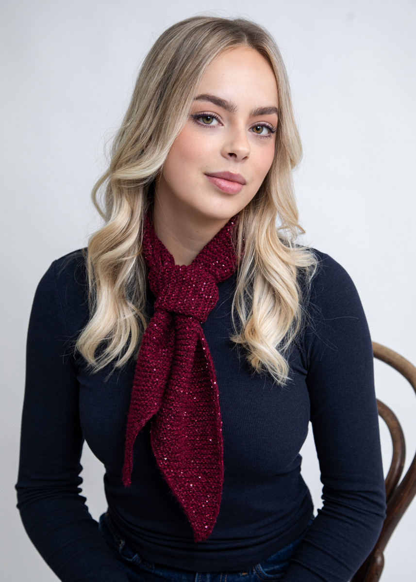 SHINY SCARF Ecopuno & Glamour von FILATI Studio