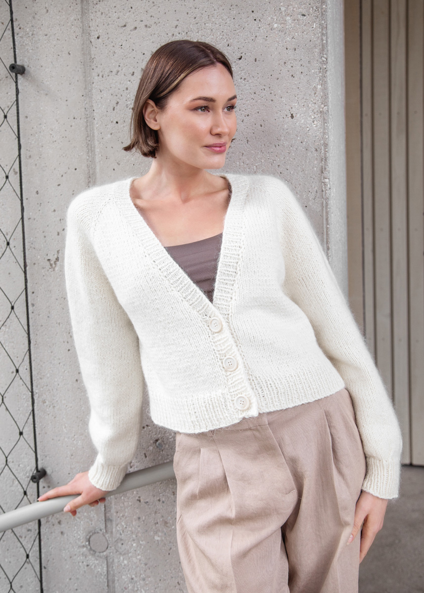 RVO Cardigan Merino Miscela & Silkhair von FILATI Studio