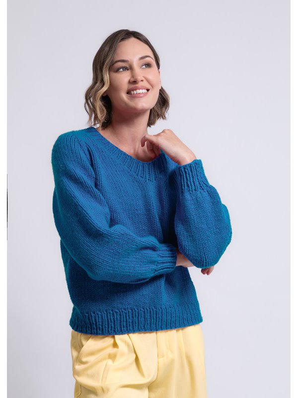 RVO PULLOVER Merino Cardato von Lana Grossa