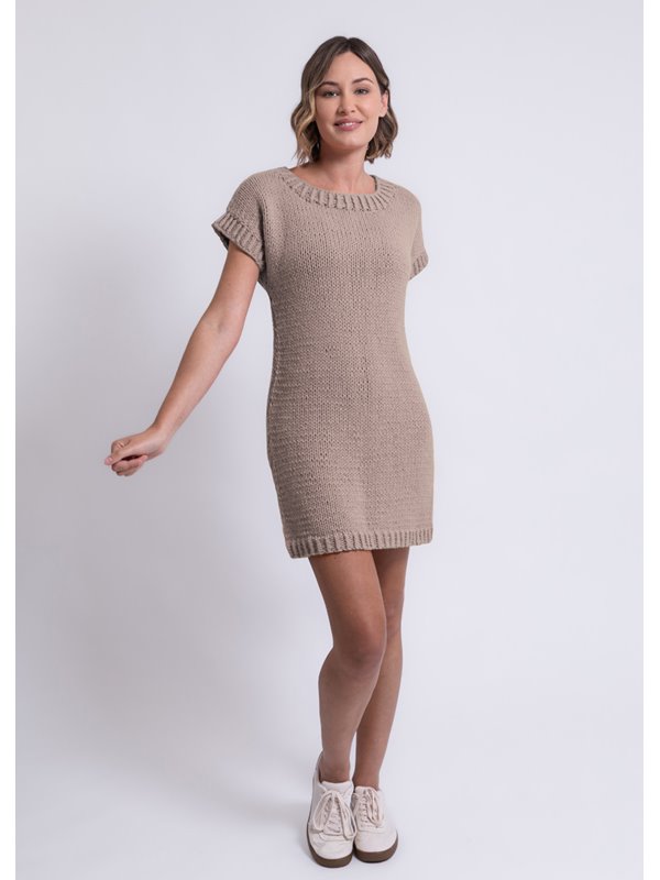 KURZARMKLEID Merino Cardato von Lana Grossa