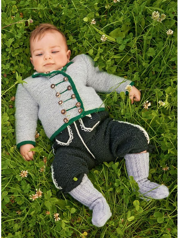 BABY-HOSE COOL WOOL Big Melange (GOTS)/Meilenweit 50 von Lana Grossa
