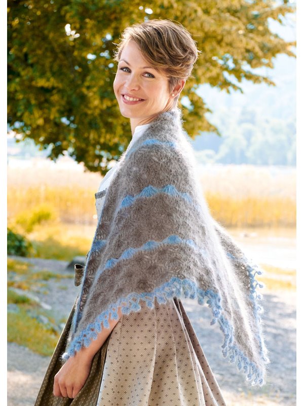 DREIECKSTUCH Silkhair von Lana Grossa