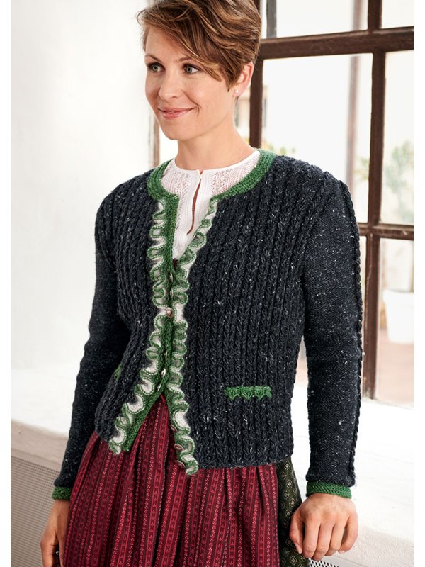 JANKER Slow Wool Canapa/Silkhair von Lana Grossa