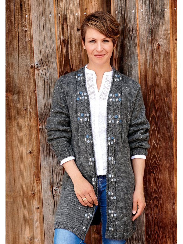 JACKE Slow Wool Canapa/Silkhair von Lana Grossa