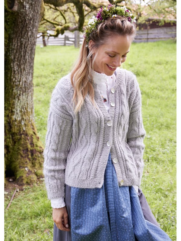 Lana Grossa JACKE Natural Alpaca Classico & Setasuri