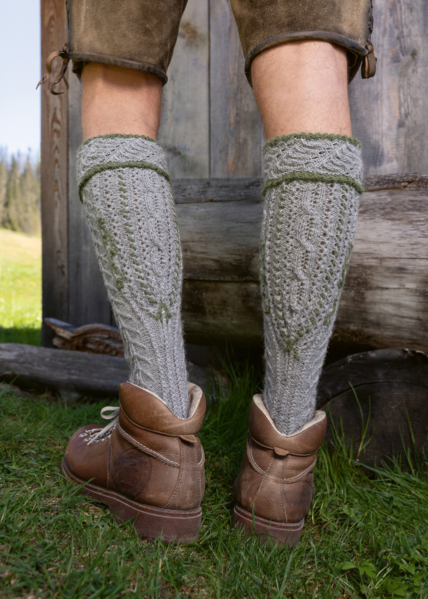HERREN-KNIESTRÜMPFE Meilenweit 100g Alpaca von Lana Grossa