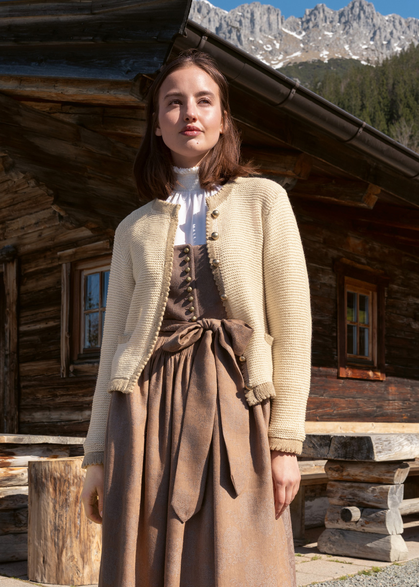 JACKE KRAUS RECHTS Cashmere Pure von Lana Grossa