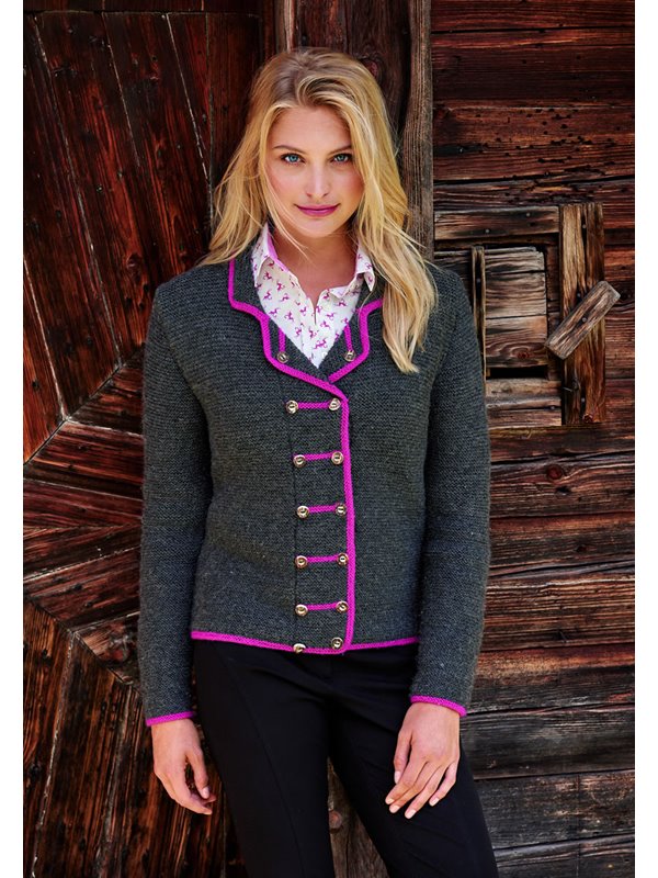 DOPPELREIHIGER DAMENJANKER Alpina von Lana Grossa