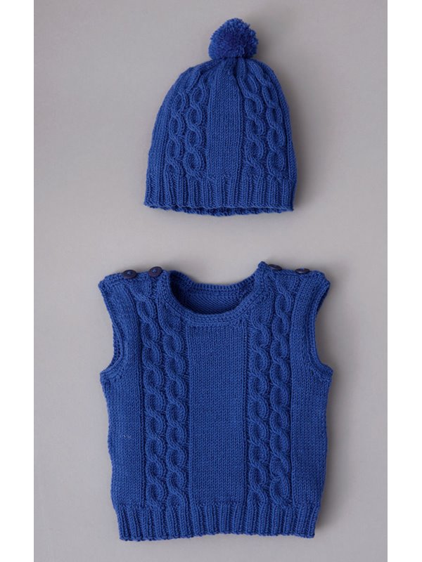 PULLUNDER & MÜTZE Cool Wool Baby von Lana Grossa