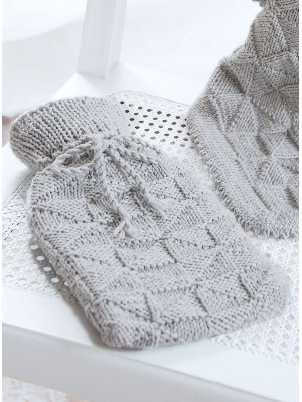 WÄRMFLASCHENBEZUG COOL WOOL Big Melange (GOTS) von Lana Grossa