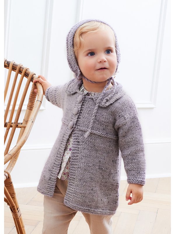 MANTEL Ecopuno Tweed & Cool Wool Lace von Lana Grossa
