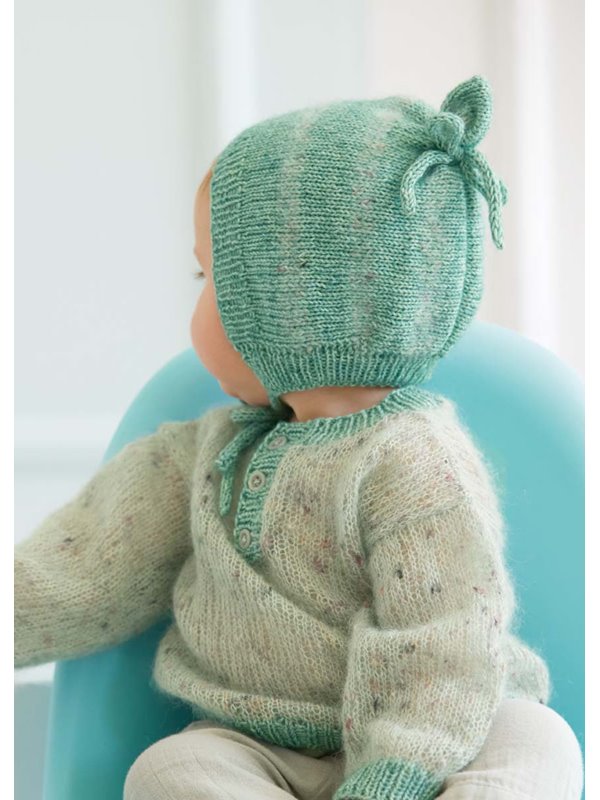MÜTZE Natural Superkid Tweed & Ecopuno von Lana Grossa