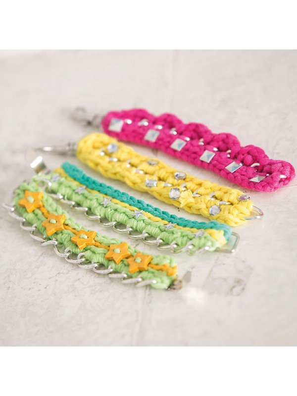 Lana Grossa GELBES ARMBAND Organico