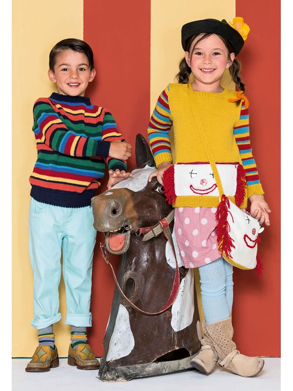 PULLOVER & TASCHE COOL WOOL Big Melange (GOTS) von Lana Grossa