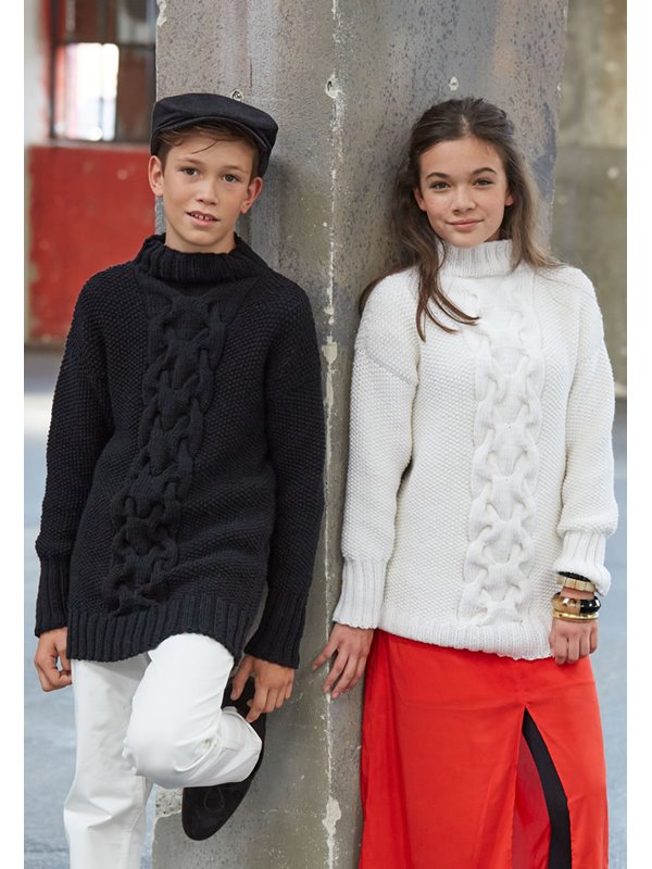 PULLOVER BINGO Melange (GOTS) von Lana Grossa