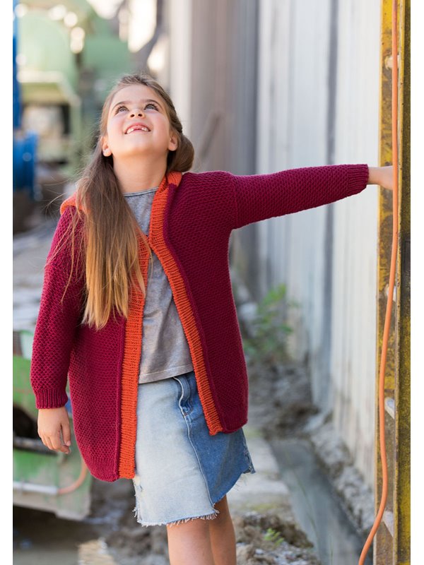 LANGE JACKE COOL WOOL Big Melange (GOTS) von Lana Grossa