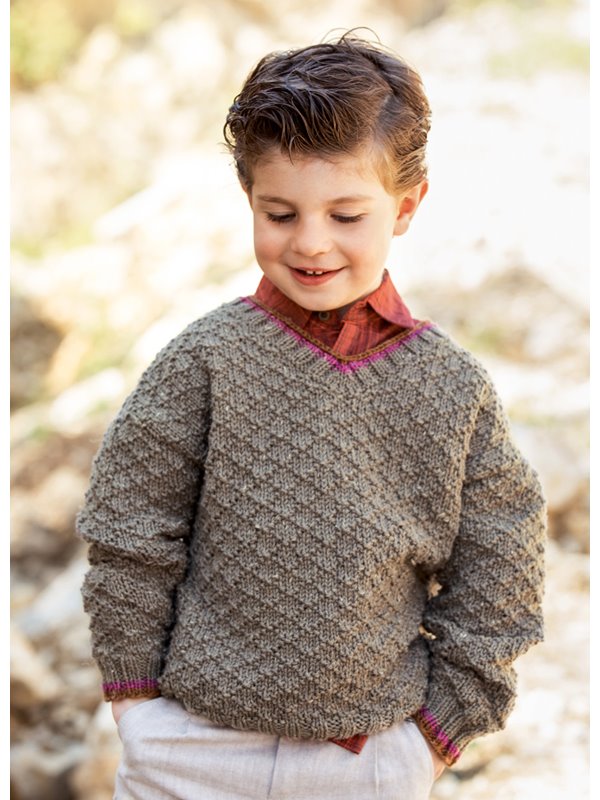 PULLOVER Slow Wool Canapa von Lana Grossa