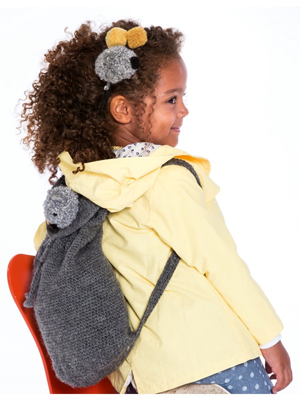 RUCKSACK Feltro Fine/Cool Wool Cashmere/Cloud/Lala Berlin Fluffy von Lana Grossa