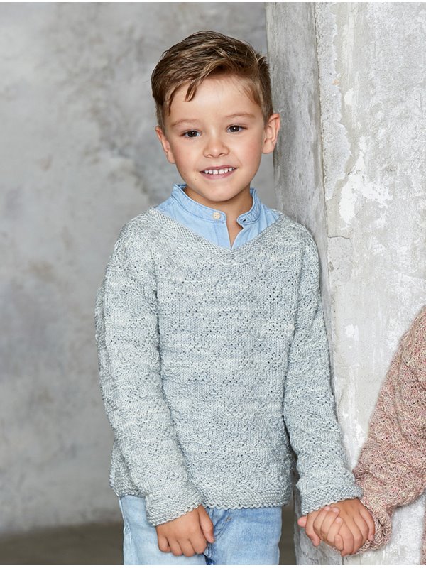 PULLOVER Cool Wool Semi Solid von Lana Grossa