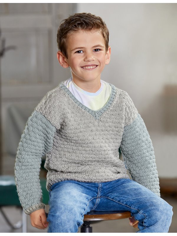 PULLOVER COOL WOOL Big Melange (GOTS) von Lana Grossa