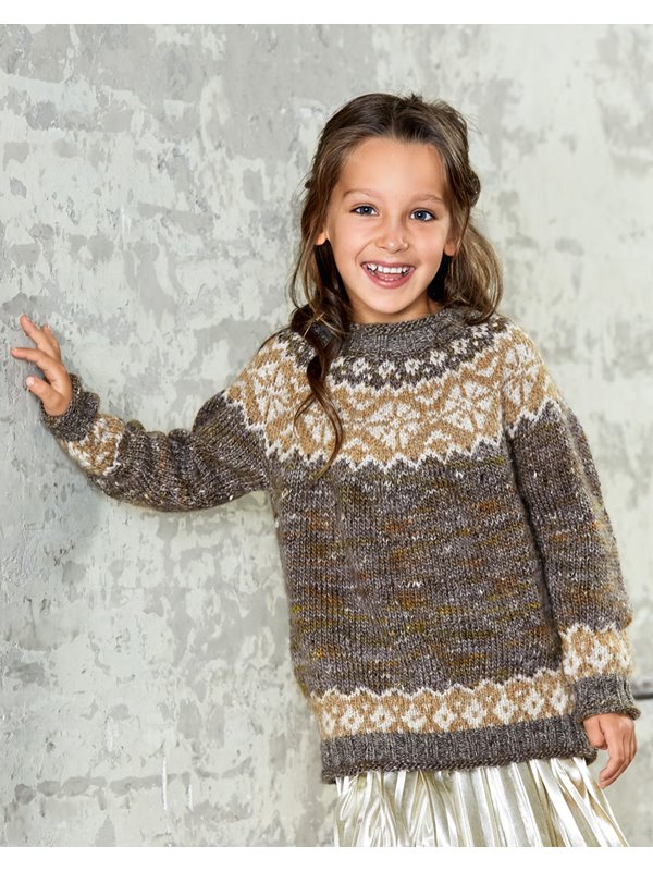 PULLOVER Only Tweed/Smokey von Lana Grossa