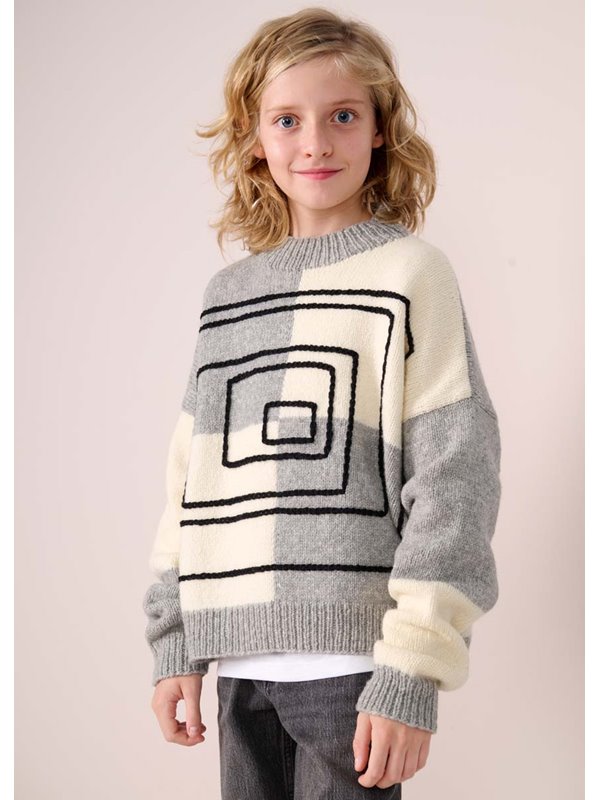 KARO-PULLOVER Cool Merino von Lana Grossa