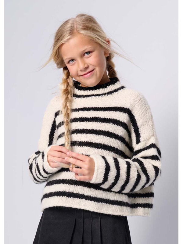 STREIFEN-PULLOVER Airy von Lana Grossa