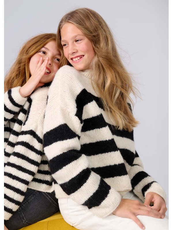 BLOCKSTREIFEN-PULLOVER Airy von Lana Grossa