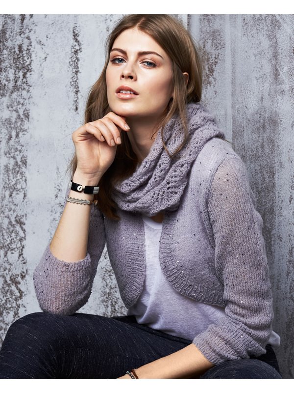 LOOP IM WELLENMUSTER Lace Pearls von Lana Grossa
