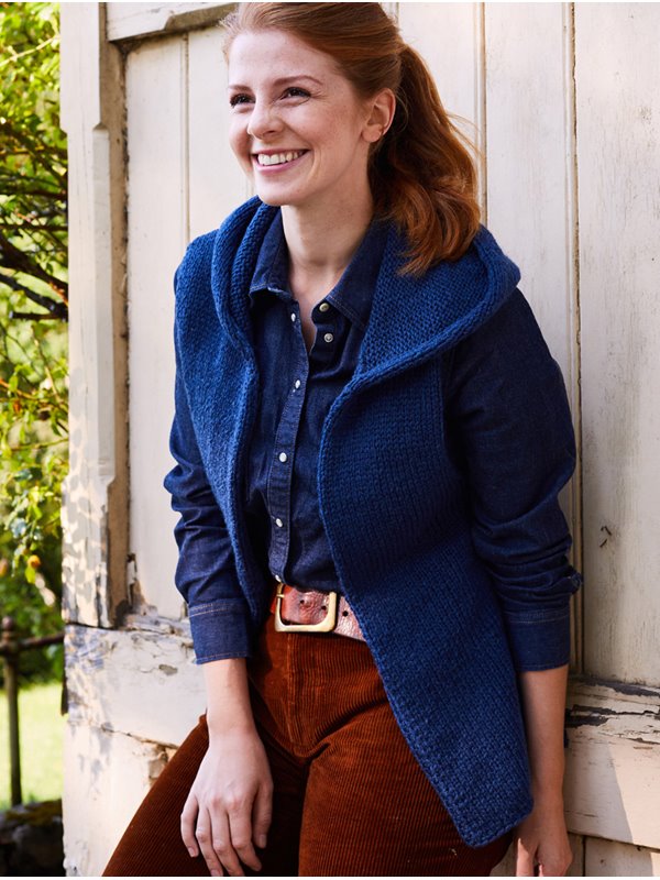 WESTE MIT KAPUZE Landlust Merino 120 von Lana Grossa