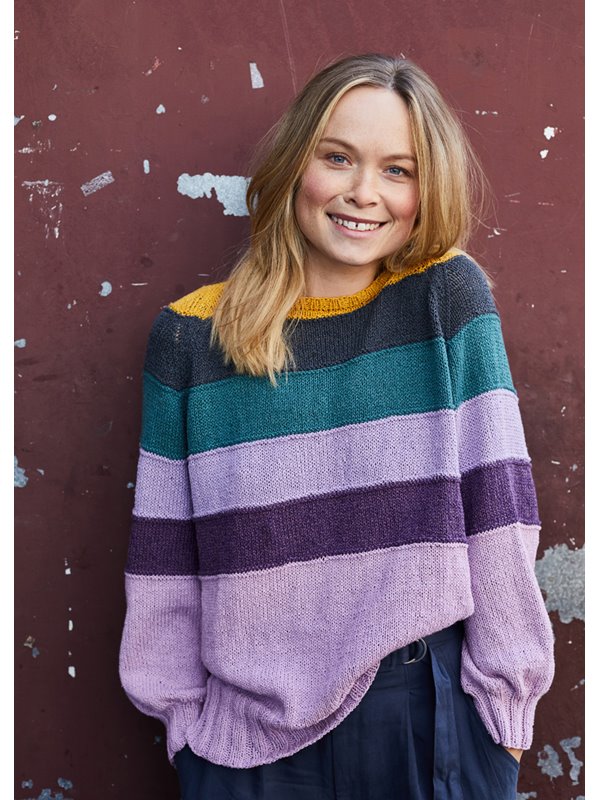 PULLI MIT U-BOOT-AUSSCHNITT Landlust Sommerseide von Lana Grossa